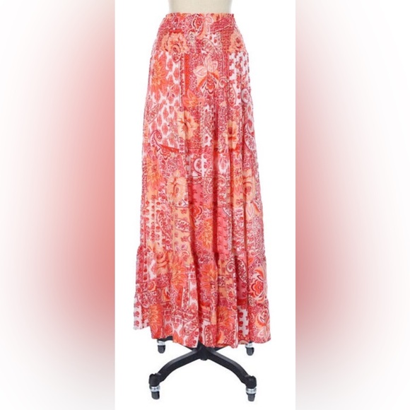 Dry Goods Dresses & Skirts - Dry Goods Smocked Paisley Print Skirt by Angie